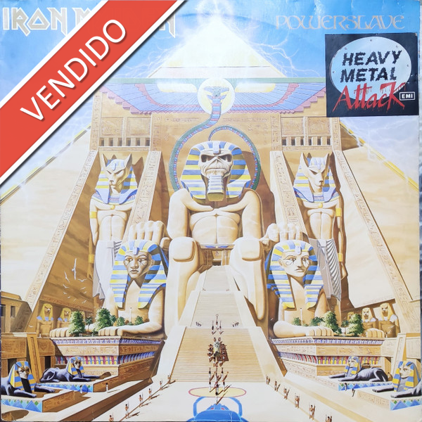 LP Iron Maiden | Powerslave 1984/NM (Near Mint) R$230