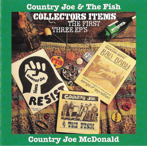 CD Country Joe And The Fish | Collectors Items: The First Three EP’s 1994/NM (RARISSIMO Near Mint) R$300