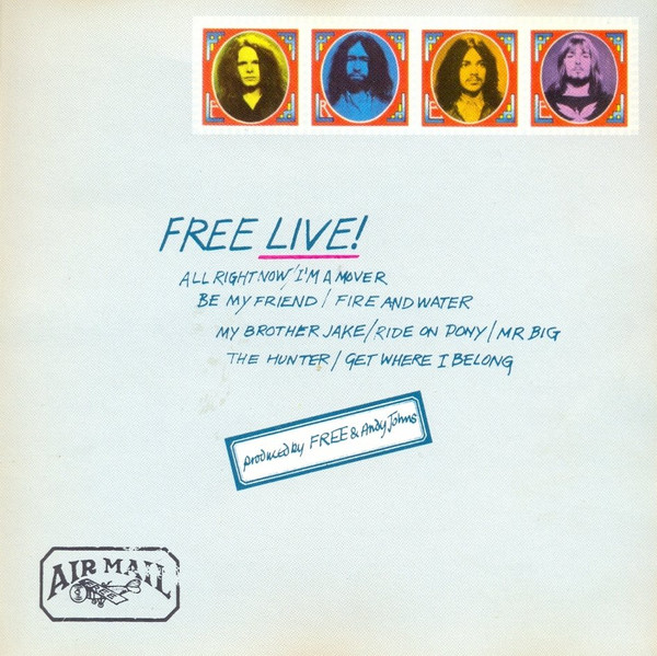 LP Free | Free Live (BR / RARO) 1972/NM (Near Mint) de Época R$260