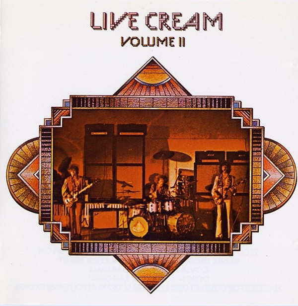 CD Cream | Live Cream Volume II (1972 Press 1986) /NM (Near Mint) de Época R$170