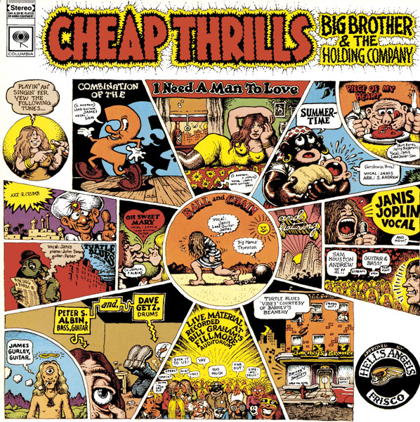 LP Janis Joplin | Cheap Thrills With Big Brother & The Holding Company (1968 Press 1978) /EX (Excellent) de Época R$250