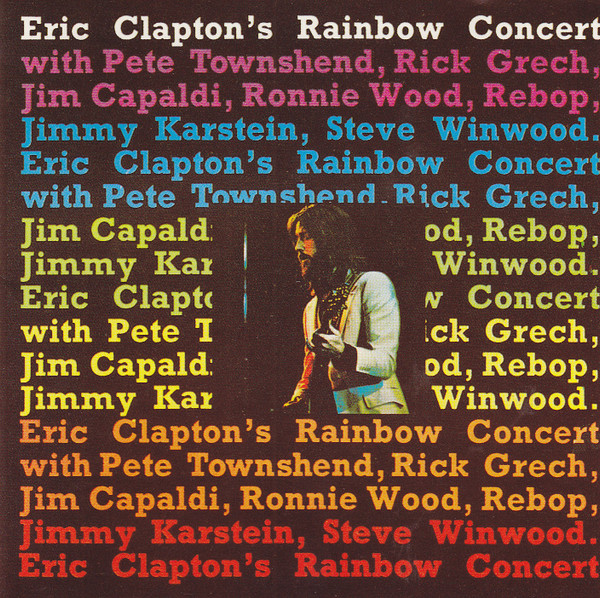 LP Eric Clapton | Eric Clapton’s Rainbow Concert (1973 Press 1973) /EX (Excellent) de Época R$200