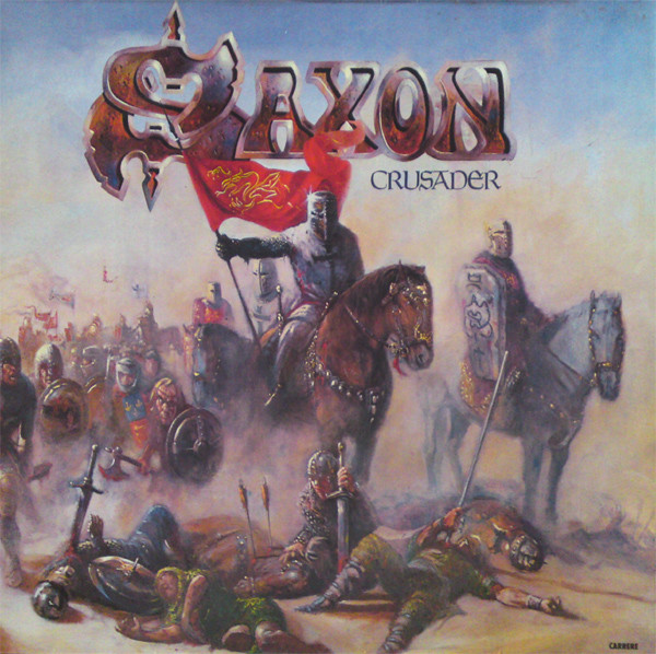 LP Saxon | Crusader ( Press 1984) /NM (Near Mint) de Época R$270