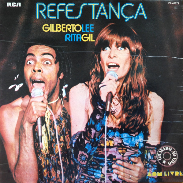LP Rita Lee & Gilberto Gil | Refestança 1977/NM (Near Mint) de Época R$280