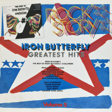 LP Iron Butterfly | Evolution The Best Of Butterfly Evolution First Press (1971 Press 1983) /NM (Near Mint) de Época R$299