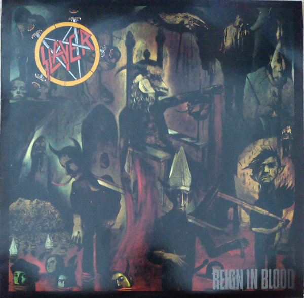 LP Slayer | Reign In Blood First Press + Encarte ZERADO (1986 Press 1987) /NM (Near Mint) de Época R$369