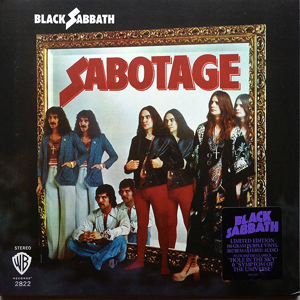 LP Black Sabbath | Sabotage Gatefold 180g USA (1975 Press 2016) /NV (Novo) e Lacrado de fábrica R$339