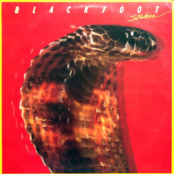 LP Blackfoot | Strikes FIRST PRESS Import USA Specialty pressing (1979 Press 1979) /NM (Near Mint) de Época R$350